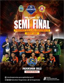 SELAMAT KEPADA TIM PADUKUHAN BULU LOLOS KE TAHAP SEMI FINAL TURNAMEN VOLI HARGOMULYO TAHUN 2026
